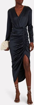 Veronica Beard Womens Cameri Dress In Blue