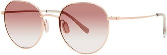 Paradigm 19-32 Rose Gold Mens Sunglasses Gold Size 50