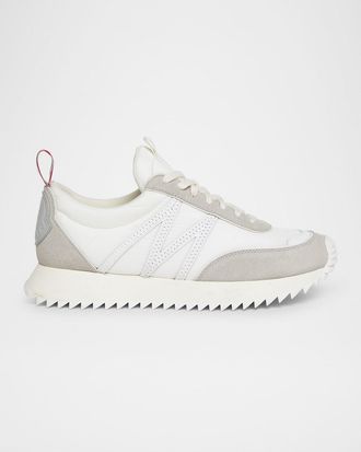 Moncler Men & apos;s Pacey Nylon and Suede Runner Sneakers