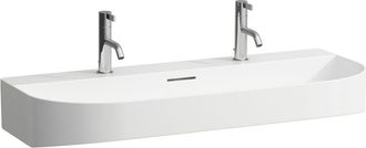 Laufen Lavabo Sonar De Laufen Con 2 Agujeros Para Grifos, Con