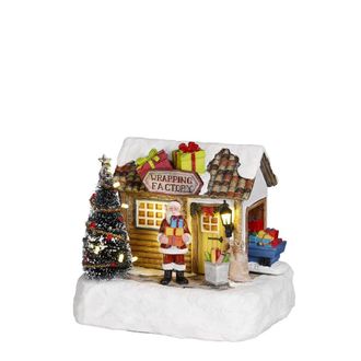 Luville Miniatura de la aldea de navidad f&aacute;brica de regalos Alt. 14