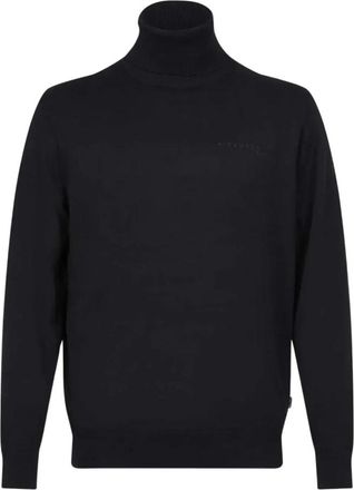 John Richmond Bhanga Turtleneck - Heren - Coltruien - Zwart - 3XL - Wol - Truien & Vesten