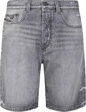 Diesel Denim Shorts - Heren - Denim shorts - Grijs - W32 - Denim - Korte Broeken