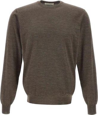 FILIPPO DE LAURENTIIS Maglione girocollo a maniche lunghe - Marrone