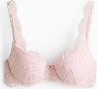 H&M Push-up-BH aus Spitze - Hellrosa
