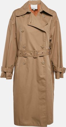 3.1 Phillip Lim Beige Gabardine Double Breasted Trench Coat