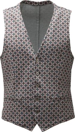 L.B.M. 1911 Multicolor Katoenmix Vest - Heren - Bodywarmers - Veelkleurig - M - Katoen - Jassen