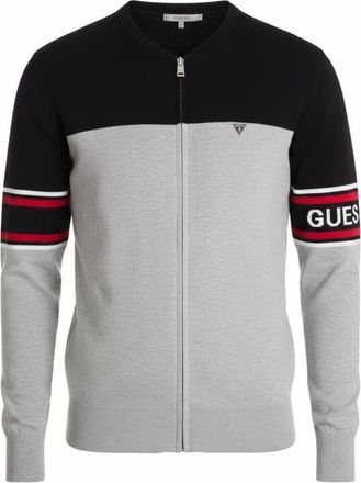 Guess Truien & Vesten, Heren, Veelkleurig, S, Katoen, Biker Zip Cardigan