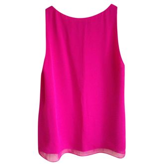 Diane Von Fürstenberg Diane Von Furstenberg Fuchsia Sleeveless Top Size S