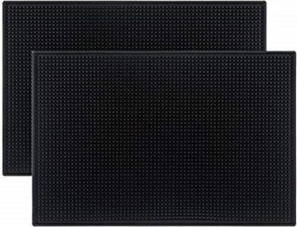 OEM Tiras De Goma Negras De 18 X 12 (45,7 X 30,5 Cm) Para Alfombrillas Antideslizantes