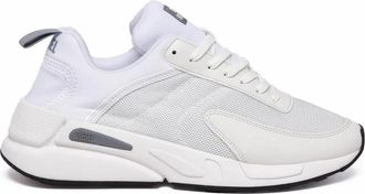 Diesel White Polyester Breathable Sneakers