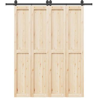 vidaXL Vidaxl - Kit di Binari per Porte Scorrevoli 200 cm Acciaio Nero
