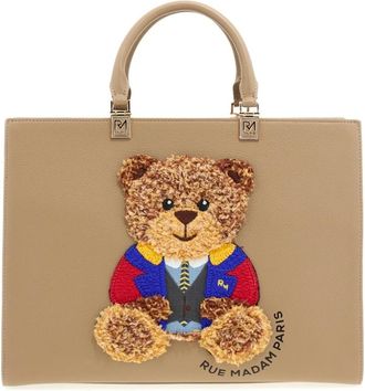 Rue Madam Marvin Tote - Dames - Shoppers - Beige - ONE Size - Katoen - Tassen