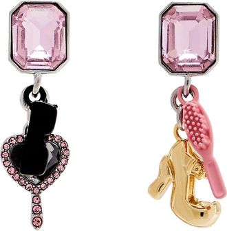 Marc Jacobs Dollhouse Charm Drop Earrings in Silver/Multi at Nordstrom
