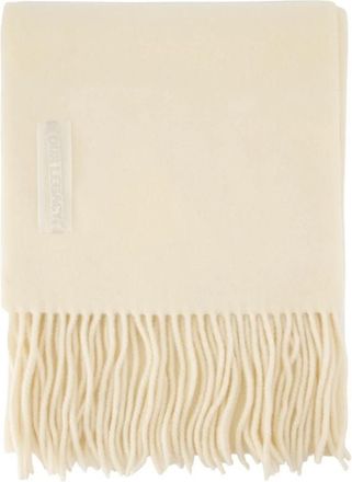 Our Legacy Estate Sjaal - unisex - Wintersjaals - Beige - ONE Size - Wol - Accessoires