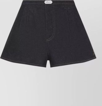 Jacquemus tailored stretch shorts front pleat detail