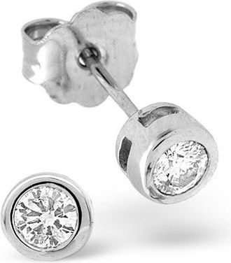 The Diamond Store Stud Earrings 0.20CT Diamond 9K White Gold