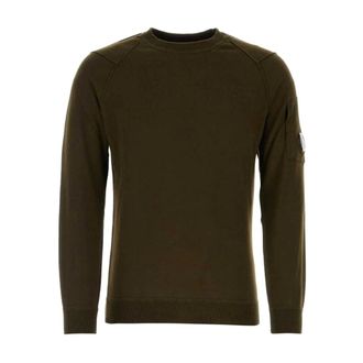 C.P. Company Sweatshirts, male, Brown, Size: 2XL Stylish Maglia Shirt