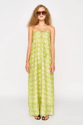 Mirth Bonaire Dress In Lime Popova