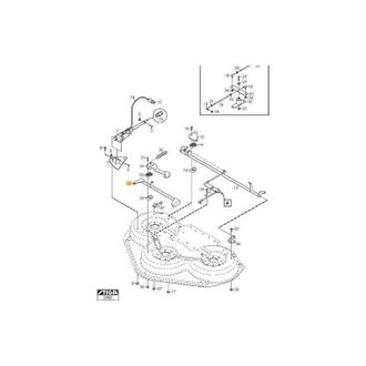 STIGA Sports Asse Frontale 110/125 Grigio Originale Stiga - 1134-5427-01