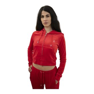 Juicy Couture Donna, Felpe, Rosso, M, new