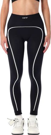 Off-white Black Off Stamp Seamless Leggings