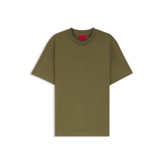 HUGO BOSS Relaxed-fit cotton-jersey T-shirt with logo print