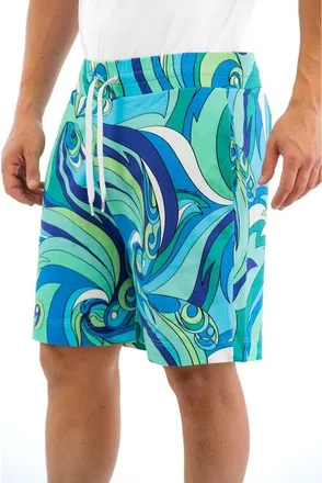 Moschino Mens Multicolor Cotton Bermuda Shorts