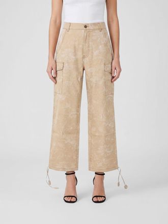 Etro Printed Cotton Blend Cargo Trousers