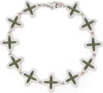 Darkai Klaver Armband - Heren - Armbanden - Groen - ONE Size - Accessoires