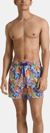 Vilebrequin Stretch Short Swim Trunks in Royal Sky at Nordstrom, Size Xx-Large