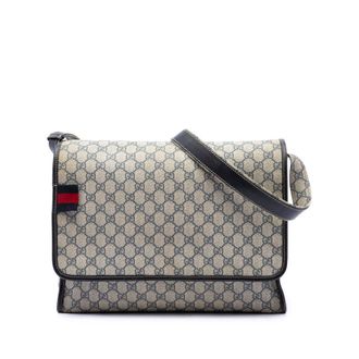 Gucci Pre-owned Gucci GG Supreme Web Messenger Bag Unisex 4C6DPQ4JVZ64FYKY