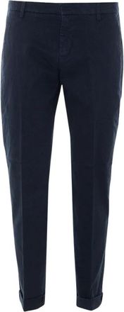 Dondup Gaubert Slim-Fit Broek - Heren - Chinos - Blauw - W35 - Katoen - Broeken