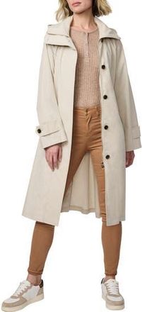 Bernardo Recyled Cotton Blend Trench Coat in Bone at Nordstrom Rack, Size Large