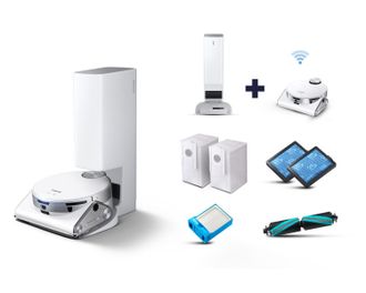 Samsung Jet Bot Ai+ Aspiradora Robotizada 0,2 L Sin Bolsa Plata, Blanco
