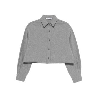 Alexander Wang Buttoned Cropped Top