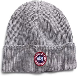 Canada Goose Ribbed Knit Toque Hat