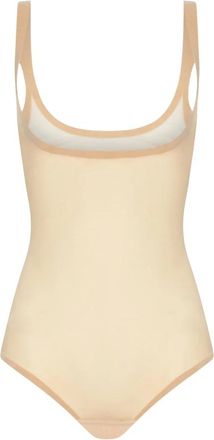 Wolford Body Modellante in Tulle - - Underwear - Donna - Beige - XS