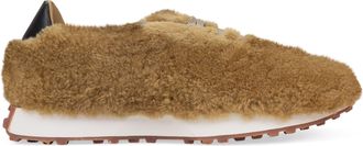 Rhude TAN SHERPA RHUNNER SNEAKERS