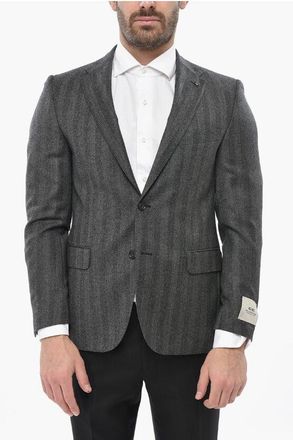 Corneliani CC COLLECTION Virgin Wool Slim-Fit Blazer GATE size 46