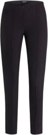 Cambio Slim-fit Trousers, female, Black, XS, Black Trousers with Viscose and Elastane