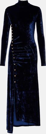 Paco Rabanne Abito midi in velluto