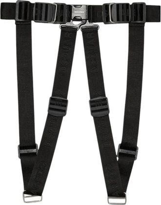 Dsquared2 Black Logo Harness Belt
