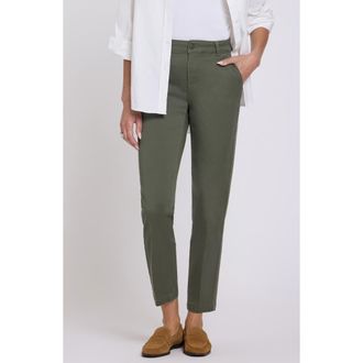 NYDJ Sadie Slim Pants in Desert Green at Nordstrom, Size 12