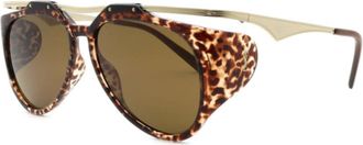 Saint Laurent Ladies Black Aviator Sunglasses SLM137AMELIA 002