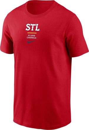 Nike St. Louis Cardinals City Connect 2-Hit Nike Mens MLB T-Shirt in Red | N19962QSCN-V0M