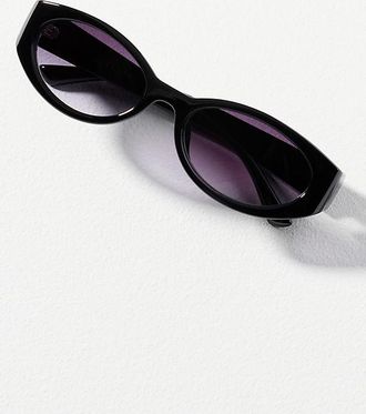 Reality Eyewear Slim Wrapped Oval Sunglasses