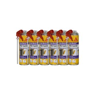 Sika Paquete De 6 Expansores De Espuma De Poliuretano Sika Boom 102 Combi - 500ml