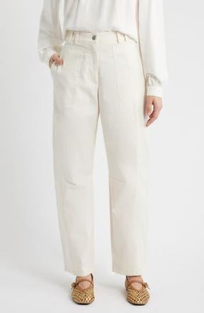 Rails Lunar Barrel Leg Pants in Bone at Nordstrom Rack, Size 16