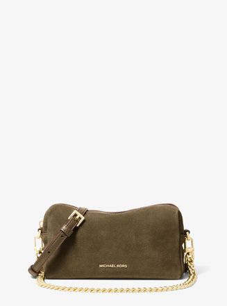 Michael Kors Bryant Small Suede Convertible Crossbody Bag